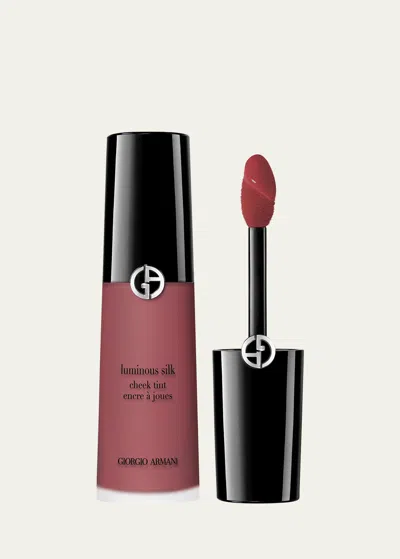 Armani Collezioni Luminous Silk Liquid Blush Cheek Tint In 65 - Intense Berry