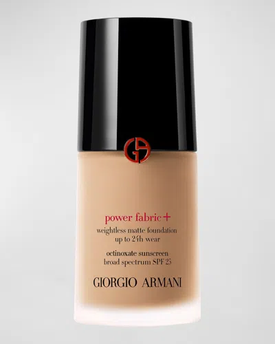 Armani Beauty Power Fabric+ Matte Foundation With Broad-spectrum Spf 25 In 625