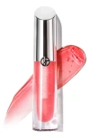 Armani Collezioni Prisma Glass Hydrating Lip Gloss With Squalane 04 Cherry Glaze 0.11 Fl oz