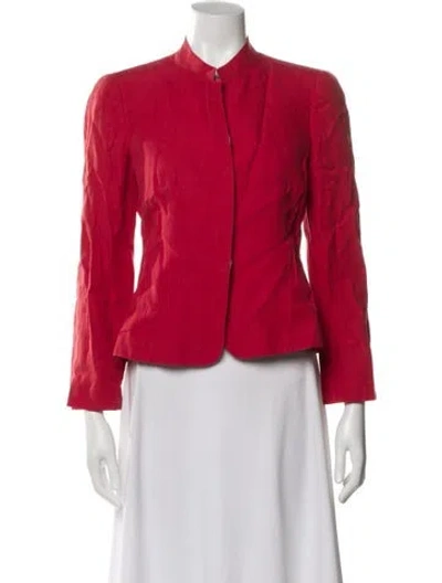 Pre-owned Armani Collezioni 2008 Jacket In Red