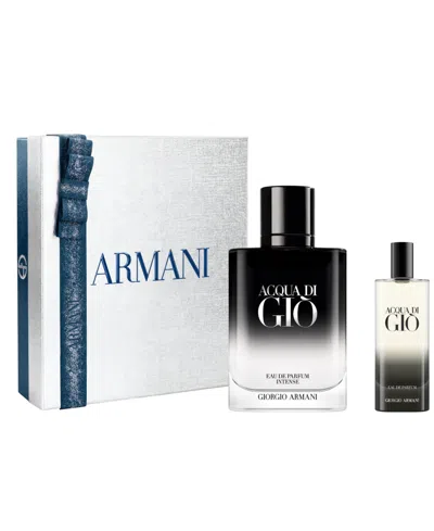 Armani Collezioni 2-piece Acqua Di Gio Eau De Parfum Intense Men's Fragrance Holiday Gift Set In No Color