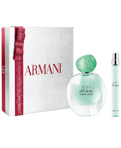 Armani Collezioni 2-piece Acqua Di Gioia Eau De Parfum Holiday Gift Set In Transparent
