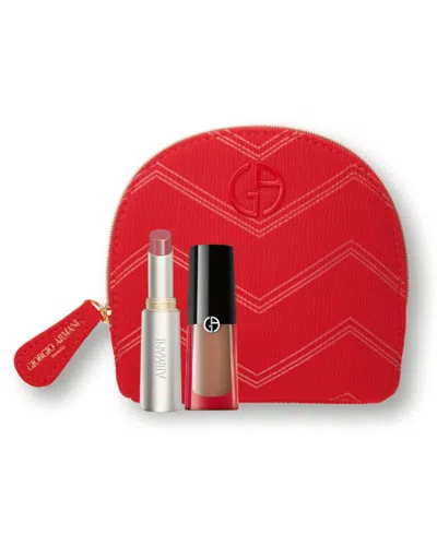 Armani Collezioni 3-piece Prisma Glass Lip Gloss Gift Set In No Color