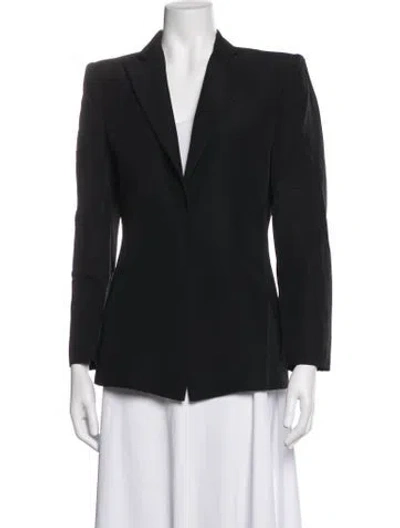 Pre-owned Armani Collezioni Acetate Blazer In Black