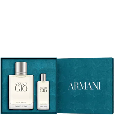 Armani Collezioni Acqua Di Gio Eau De Toilette 100ml And 15ml Gift Set