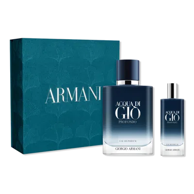 Armani Collezioni Acqua Di Gio Profondo Eau De Parfum 2 Piece Cologne Gift Set