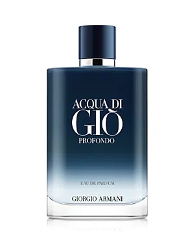 Armani Collezioni Acqua Di Gio Profondo Eau De Parfum 6.7 Oz. In Blue