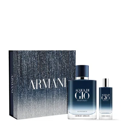 Armani Collezioni Acqua Di Giò Profondo Eau De Parfum Fragrance Gift Set