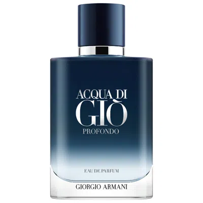 Armani Collezioni Acqua Di Giò Profondo Eau De Parfum Spray 3.4 oz/ 100 ml Eau De Parfum Spray In White