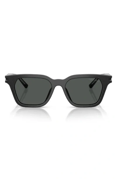 Armani Collezioni Armani 52mm Square Sunglasses In Black