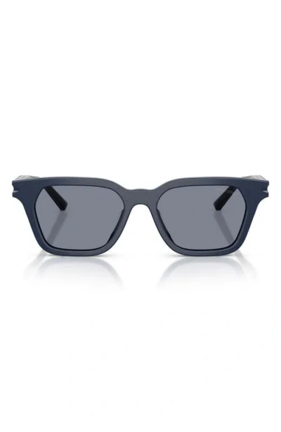Armani Collezioni Armani 52mm Square Sunglasses In Blue