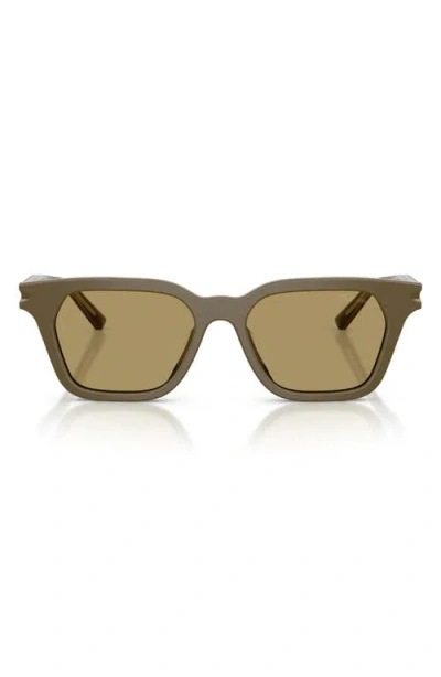 Armani Collezioni Armani 52mm Square Sunglasses In Green