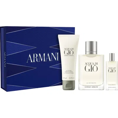 Armani Collezioni Armani Beauty Acqua Di Gió Eau De Tiolette Gift Set In White