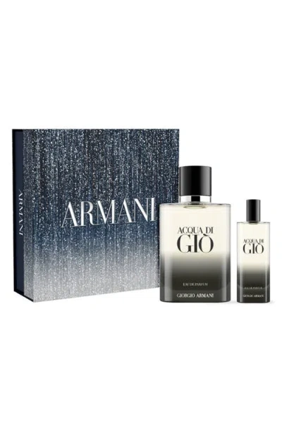 Armani Collezioni Armani Beauty Acqua Di Gió Profondo Eau De Parfum Set In Transparent