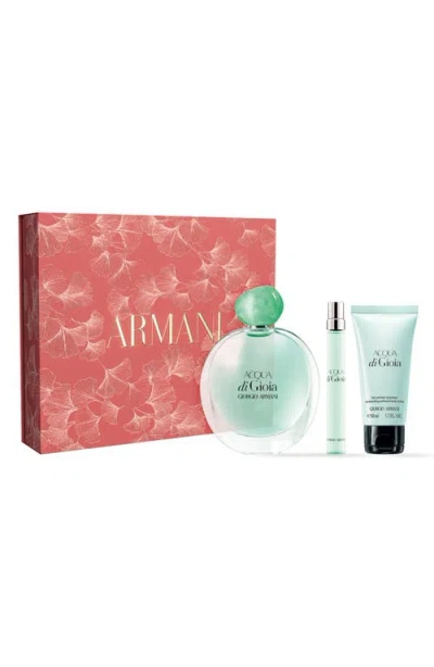 Armani Collezioni Armani Beauty Acqua Di Gioia Eau De Parfum Gift Set $179 Value In No Color