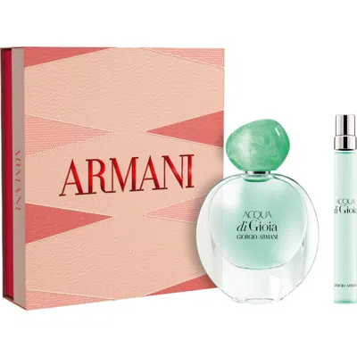 Armani Collezioni Armani Beauty Acqua Di Gioia Eau De Parfum Gift Set In Transparent