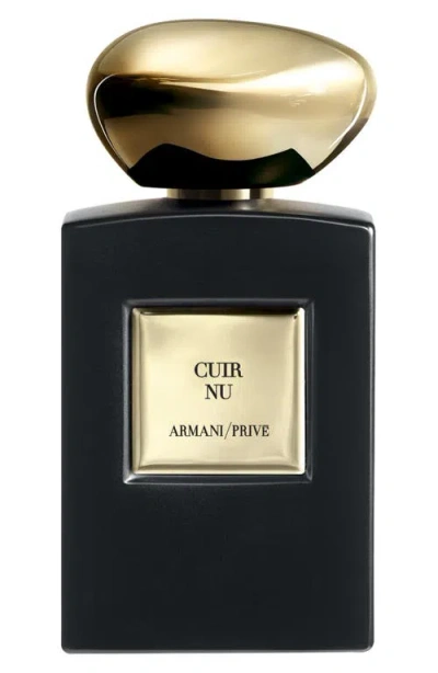 Armani Collezioni Armani Beauty Cuir Nu Eau De Parfum In Black