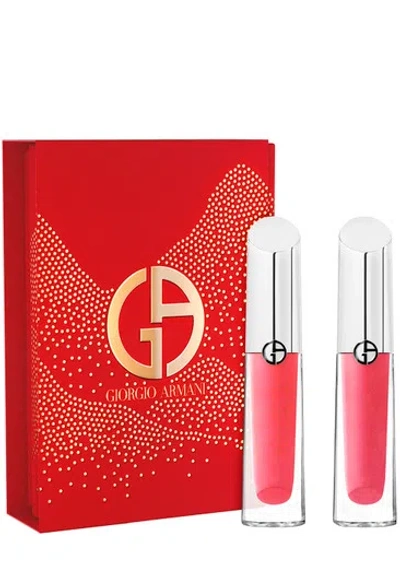 Armani Collezioni Armani Beauty Duo Prisma Glass 02 + 05 Gift Set | Sale For Rewards Members In White