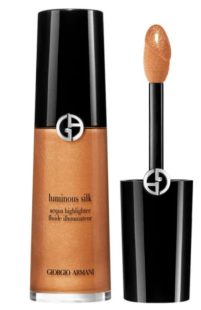 Armani Collezioni Armani Beauty Luminous Silk Acqua Highlighter In 5 Sunset