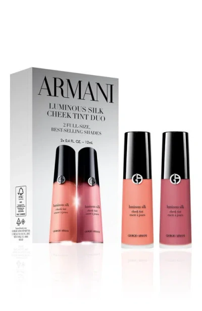 Armani Collezioni Armani Beauty Luminous Silk Cheek Tint Duo $80 Value