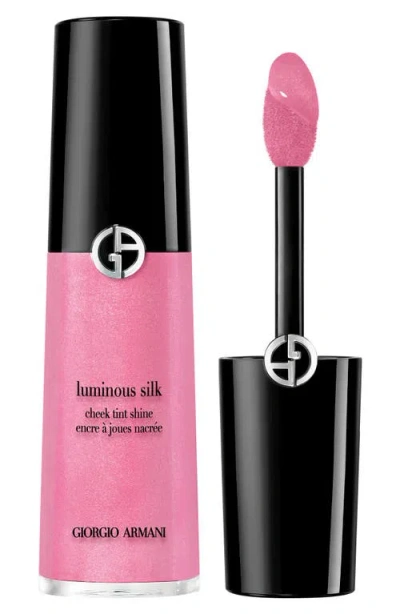 Armani Collezioni Armani Beauty Luminous Silk Cheek Tint Shine Liquid Blush In Stellar Pink