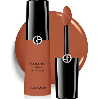 Armani Collezioni Armani Beauty Luminous Silk Liquid Blush Cheek Tint In Brown
