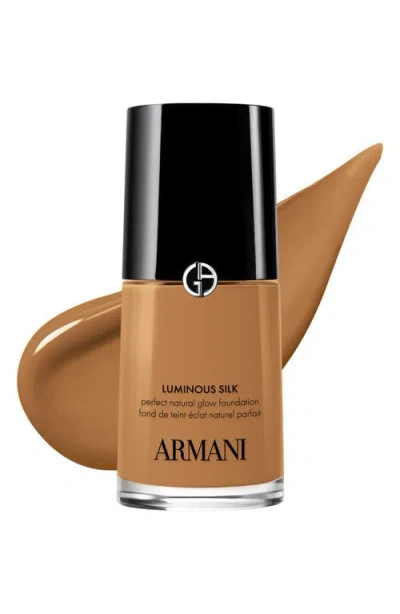 Armani Collezioni Armani Beauty Luminous Silk Natural Glow Blurring Foundation With 24-hour Wear In Brown