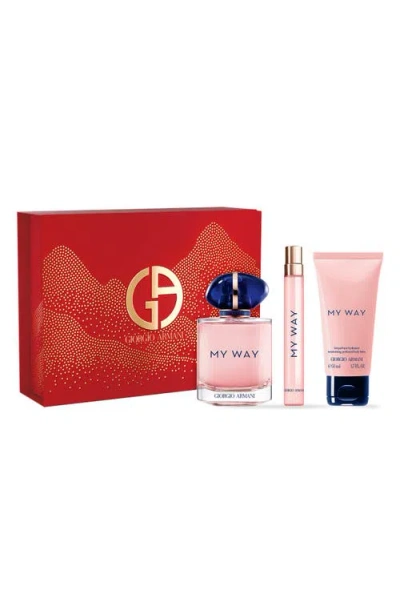 Armani Collezioni Armani Beauty My Way Eau De Parfum Fragrance Set (limited Edition) $213 Value In No Color