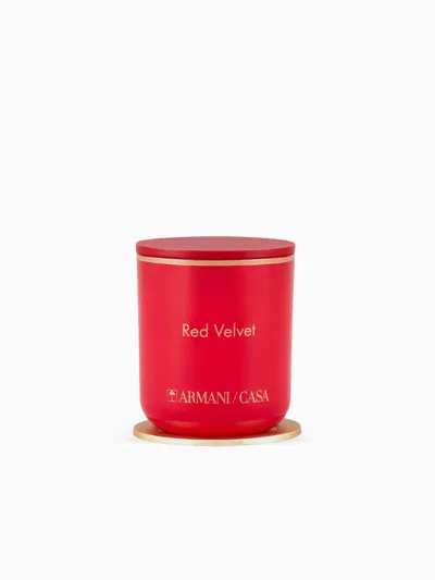 Armani Collezioni Armani Casa Pegaso Red Velvet Candle