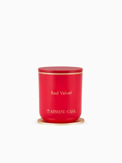Armani Collezioni Armani Casa Pegaso Red Velvet Candle
