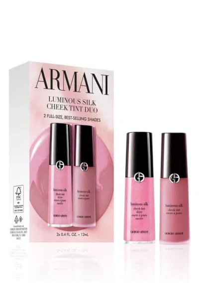 Armani Collezioni Armani Cheek Tint Liquid Blush Duo $80 Value