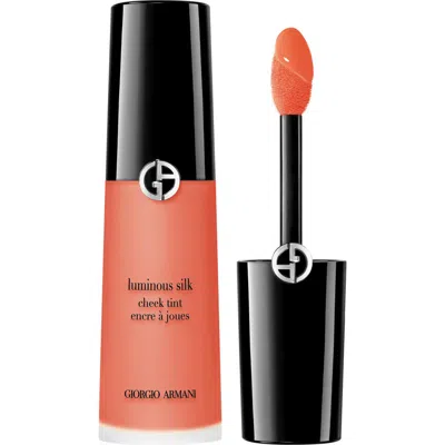 Armani Collezioni Armani Luminous Silk Liquid Blush Cheek Tint In Orange