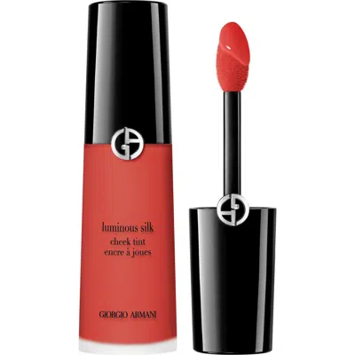 Armani Collezioni Armani Luminous Silk Liquid Blush Cheek Tint In Red