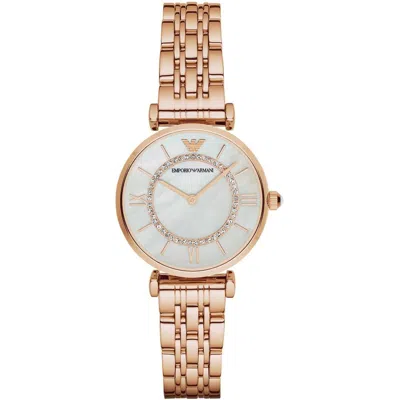 Armani Collezioni Armani Rose Gold Steel Women's Watch