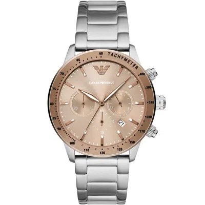 Armani Collezioni Armani Silver Stainless Steel Men's Watch