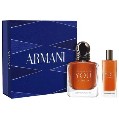 Armani Collezioni Armani Stronger With You Intensely Eau De Parfum Father's Day Gift Set