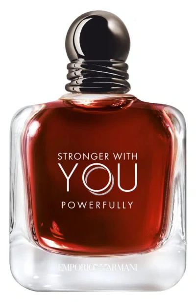 Armani Collezioni Armani Stronger With You Powerfully Eau De Parfum In Transparent