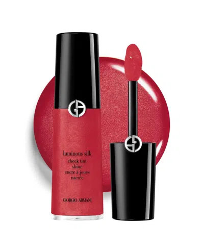 Armani Collezioni Beauty Luminous Silk Cheek Tint In Red