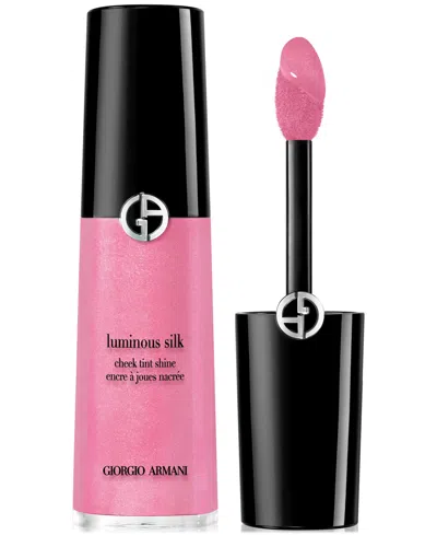 Armani Collezioni Beauty Luminous Silk Cheek Tint In 53s Cosmic Pink