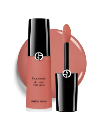 Armani Collezioni Beauty Luminous Silk Cheek Tint In New 63 Rosewood Pink