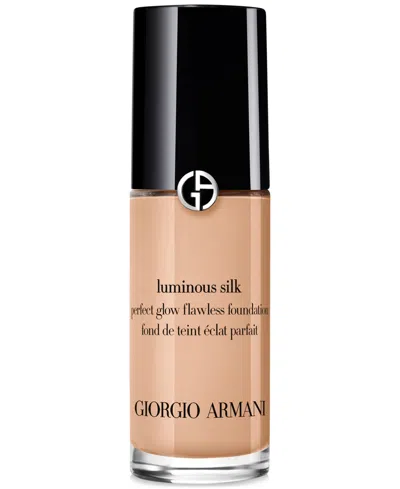 Armani Collezioni Beauty Luminous Silk Natural Glow Foundation, Travel Size In Brown