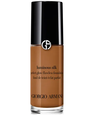 Armani Collezioni Beauty Luminous Silk Natural Glow Foundation, Travel Size In Brown