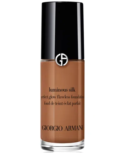 Armani Collezioni Beauty Luminous Silk Natural Glow Foundation, Travel Size In Brown