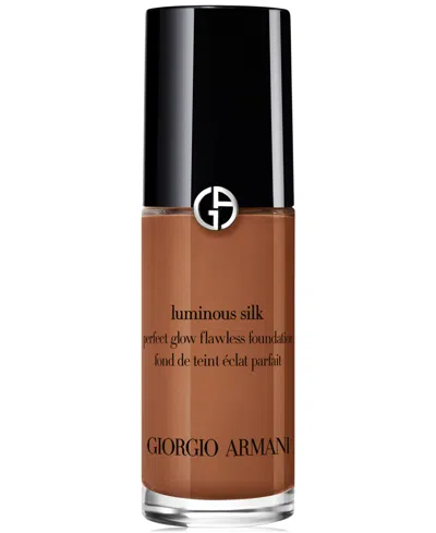 Armani Collezioni Beauty Luminous Silk Natural Glow Foundation, Travel Size In Brown