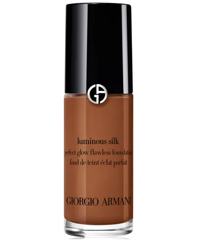 Armani Collezioni Beauty Luminous Silk Natural Glow Foundation, Travel Size In Brown