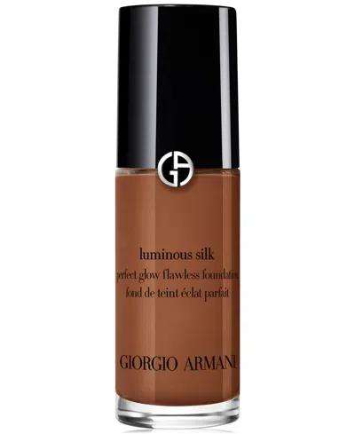Armani Collezioni Beauty Luminous Silk Natural Glow Foundation, Travel Size In Brown