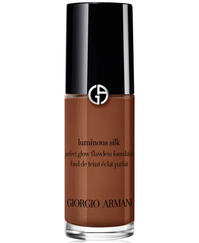 Armani Collezioni Beauty Luminous Silk Natural Glow Foundation, Travel Size In Brown