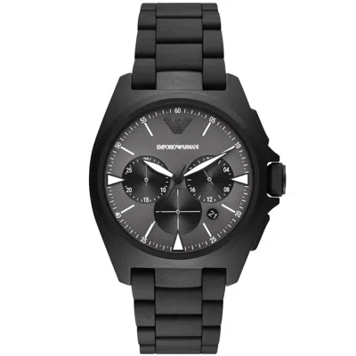 Armani Collezioni Black Stainless Steel Watch