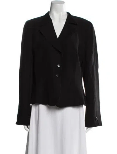 Pre-owned Armani Collezioni Blazer In Black