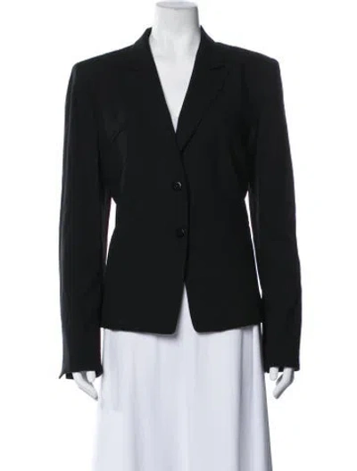 Pre-owned Armani Collezioni Blazer In Black